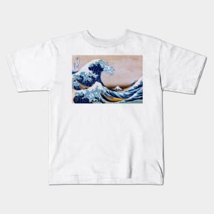 Hokusai Great Wave Off Kanagawa Kids T-Shirt